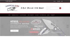 Desktop Screenshot of americanedgeknives.com